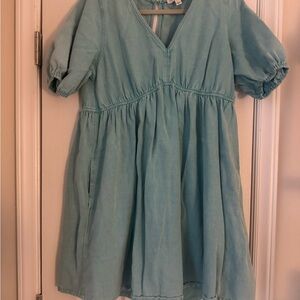 Light Blue Denim Dress